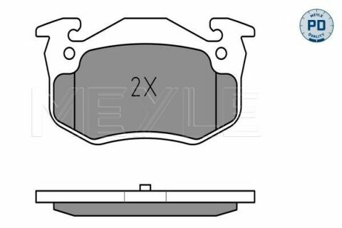 Тормозные колодки (задние) Citroen Saxo/Xsara/Peugeot 105/205/206/306/309 84- (Bendix)