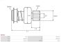 Бендикс стартера Skoda Fabia/Octavia 1.4 99-03 (z=9), фото 4 - интернет-магазин Auto-Mechanic