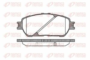 TOYOTA Гальмівні колодки передні. Camry, Previa, Lexus ES 01-