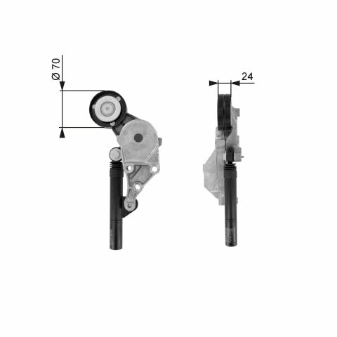 Натяжник ремня генератора VW Caddy 1.9SDI 95-04