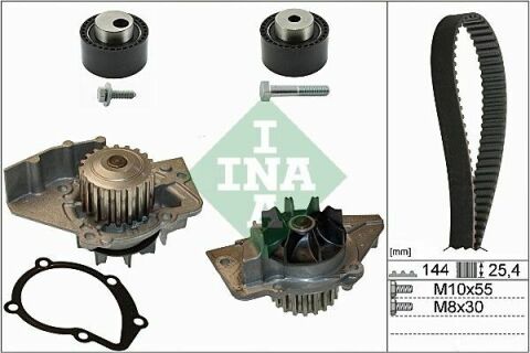 Комплект ГРМ + помпа Citroen Jumpy 2.0HDi (144x25.4)