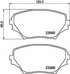 Гальмівні колодки перед. Toyota RAV4 94-05 (sumitomo) Гальмівні колодки перед. Toyota RAV4 94-05 (sumitomo)