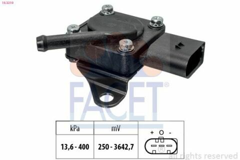 Датчик тиску наддуву BMW 1(E87)/3(E90)/5(F10)/X3(E83) 2.0/3.0D 07-13