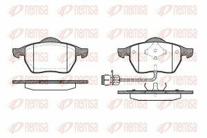 Тормозные колодки перед.VW Passat 97- AUDI 100 91-, A6 94-(круглый разъем)