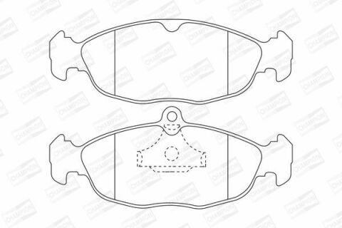 Тормозные колодки передние Astra F 91-,Vectra A 88-,Daewoo Lanos,Nexia OPEL