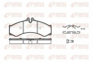 Тормозные колодки дисковые передние VW LT28-55 96-06; MERCEDES-BENZ Sprinter 906 06-18, Sprinter 907-910 18-, G-Class W463 90-18, Sprinter 901-905 95-06