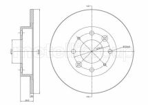 Гальмівний диск задн. Carens/Clarus/Credos 96-07 Гальмівний диск задн. Carens/Clarus/Credos 96-07