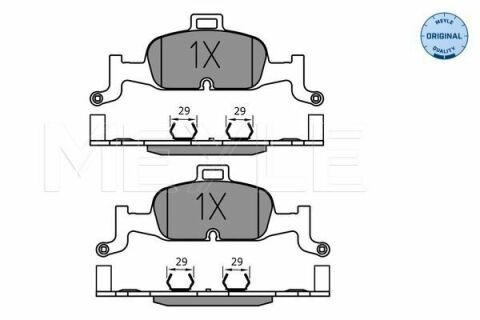 Колодки гальмівні (передні) Audi A4/A5/A6/A7/Q5 15-