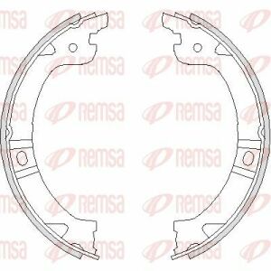 гальмівні колодки барабанного типу voyager 96-