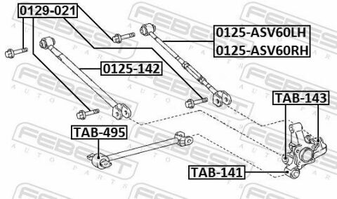 Болт кріплення важеля Camry 01-06