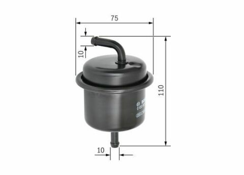 Фільтр паливний Suzuki Baleno 1.3-1,8 95-02