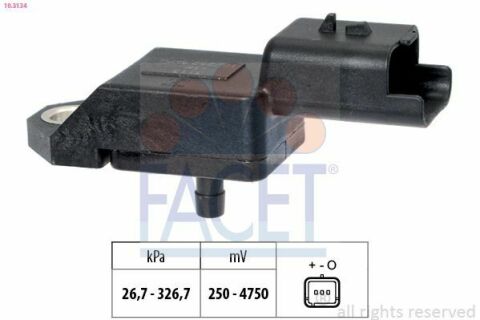 Датчик тиску повітря Citroen C5 / Ford Fiesta/Transit Courier / Peugeot 407 1.4-2.2 Hdi/TDCi 06-> Датчик тиску повітря Citroen C5 / Ford Fiesta/Transit Courier / Peugeot 407 1.4-2.2 Hdi/TDCi 06->
