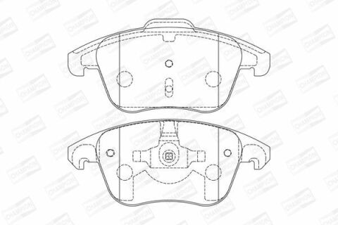 Колодки гальмові передні C4 Picasso,Grand Picasso,DS4,5,Peugeot 5008 06- CITROEN