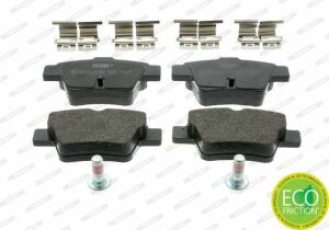 Гальмівні колодки зад. Peugeot 207/307/Citroen C4 06- (Bosch)