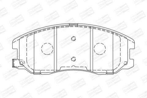 Тормозные колодки передние Captiva,Opel Antara 05- CHEVROLET