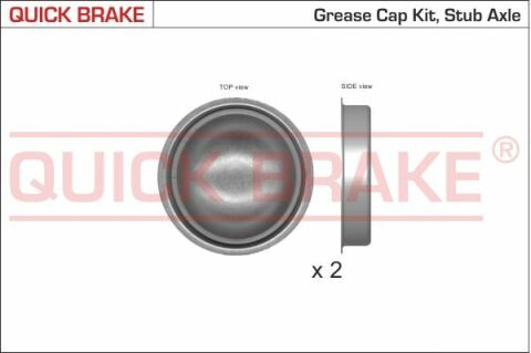 9822K QUICK BRAKE Пилозахисні  ковпачки для ступиці