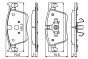 Колодки тормозные (передние) Citroen C4 Picasso/Grand Picasso/Peugeot 308 13-, фото 14 - интернет-магазин Auto-Mechanic