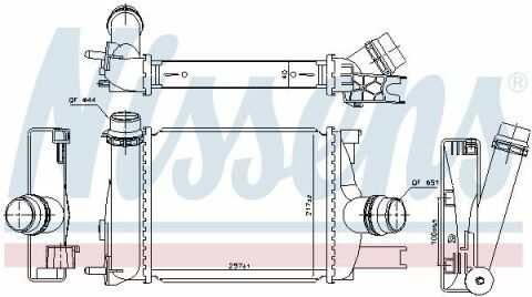 Интеркулер RENAULT CLIO IV (13-) 0,9 TCE