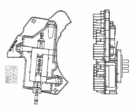 Реостат вентилятора обогревателя MERCEDES C(W202)/CLK(A208)/E(W210)1.8-5.4 93-08