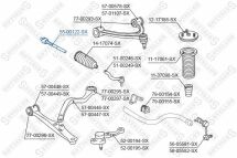 Осевой шарнир, рулевая тяга