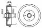 Барабан тормозной (задний) VW Passat 1.6-1.9 TDI 88-97, фото 7 - интернет-магазин Auto-Mechanic