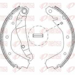 Тормозные колодки для барабанов OPEL Corsa A
