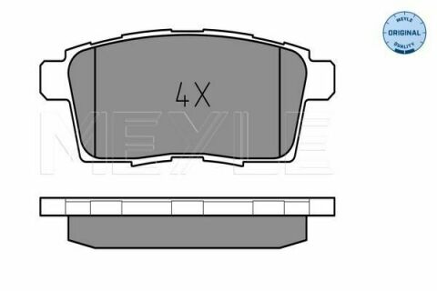 Колодки гальмівні (задні) Mazda CX-7 2.2-2.5/CX-9 3.5/3.7 06- (Akebono)