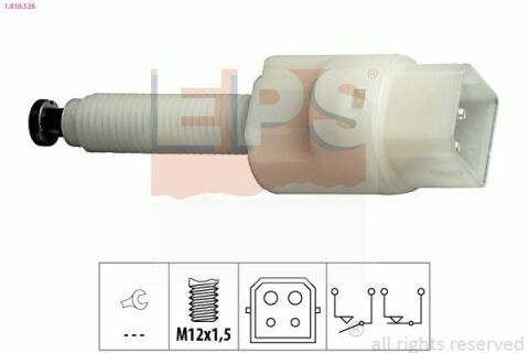 EPS VW Вимикач STOP-сигналів (під педаль) Audi A4/6/8, Skoda SuperB I, Passat 95-