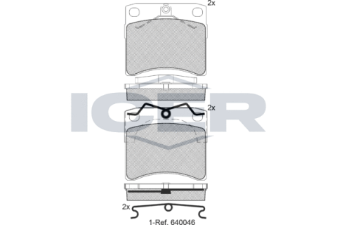 Колодки гальмівні (передні) VW T4 90-03