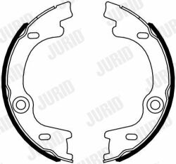 JURID KIA Торм. колодки задн. CARENS III 1.6 CRDi 10-, CARENS III 2.0 CVVT 06- JURID KIA Торм. колодки задн. CARENS III 1.6 CRDi 10-, CARENS III 2.0 CVVT 06-