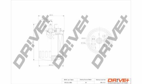 DP1110.13.0041 Drive+ - Фільтр палива