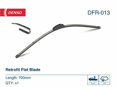 Щітка склоочисника безкаркасна Denso Flat 700 мм (28") PEUGEOT 307 (3A/C) 1.4 Щітка склоочисника безкаркасна Denso Flat 700 мм (28") PEUGEOT 307 (3A/C) 1.4