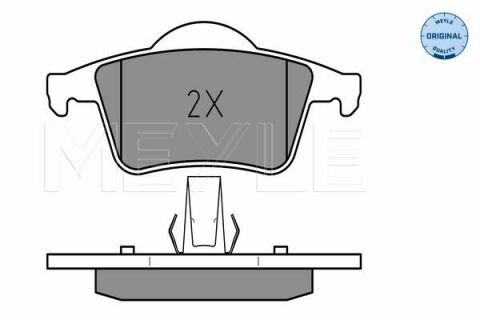 Колодки гальмівні (задні) Volvo S60 00-10/S70 97-00/S80 98-06/V70 95-08/XC70 Cross Country 97-07