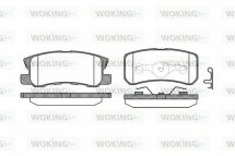 Гальмівні колодки зад. 4007/4008/ASX/C4 1.6-3.0 04-21 Гальмівні колодки зад. 4007/4008/ASX/C4 1.6-3.0 04-21