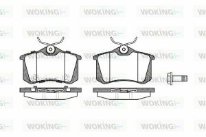 Гальмівні колодки зад. Caddy III/IV/Passat/Audi A4/A6 (Lucas) (15mm)