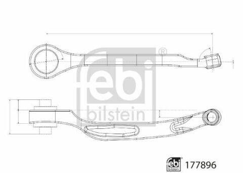 Рычаг подвески (передний/спереди/снизу) (R) MB C-class (W205) 13-