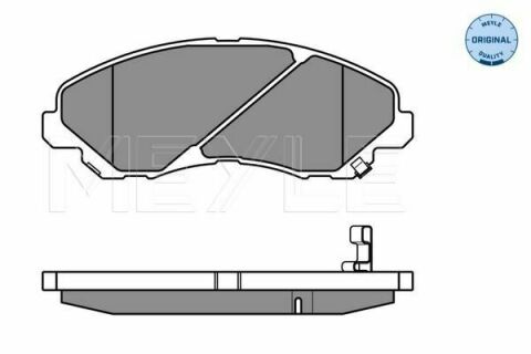 Колодки тормозные (передние) Mitsubishi Lancer VII/VIII 03-/Jeep Compass/ Patriot 06-