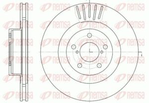 Диск тормозов. пров. Subaru Forester 01-