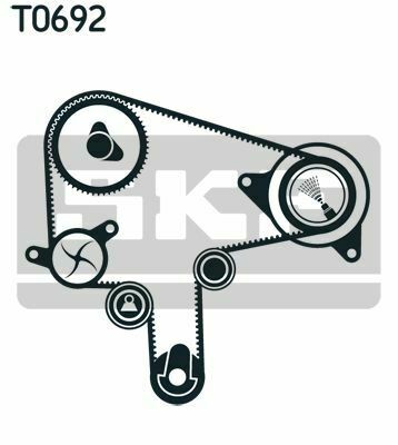 Комплект ГРМ Mazda 3/5/6 2.0D 05- (30x150)