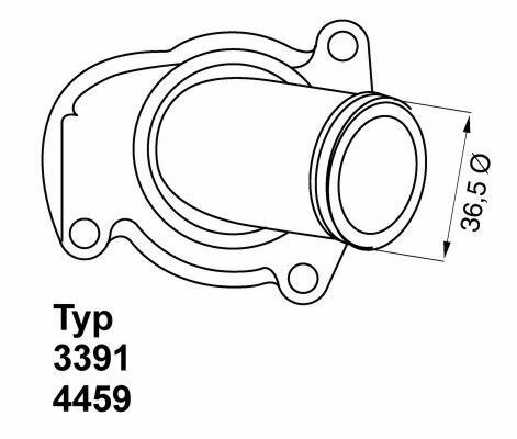 Термостат Opel Combo/Astra G/H 1.2/1.4i 98- (92°C)