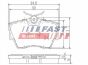Колодки гальмівні дискові задні RENAULT Trafic 14-, Trafic 00-14; NISSAN Primastar 02-14; OPEL Vivaro 01-14, Vivaro 14-19, фото 1 - интернет-магазин Auto-Mechanic