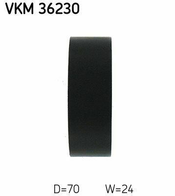 Ролик генератора Volvo S60 I/S80 I/V70 II/XC70 I/XC90 I 2.4D 01-14 (натяжний) (70х24.5) Ролик генератора Volvo S60 I/S80 I/V70 II/XC70 I/XC90 I 2.4D 01-14 (натяжний) (70х24.5)