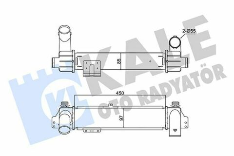 KIA Интеркулер Sorento I 2.5CRDi 02-08/06