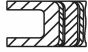 Кольца поршневые Citroen C5 04- (82.7mm/STD) (1.2-1.5-2.0), фото 3 - интернет-магазин Auto-Mechanic