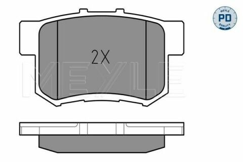 Колодки тормозные (задние) Honda Accord IV/V/Civic VI/VII/VIII