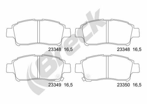 Колодки тормозные (передние) Toyota Yaris/Corolla 99-07 (Sumitomo)