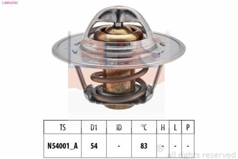 EPS VW Термостат t-83C Polo 01-, SKODA Fabia 99-, SEAT Ibiza |V