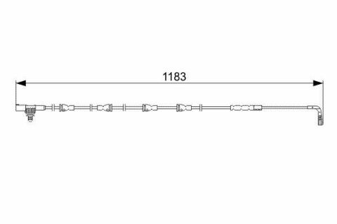 Датчик износа тормозных колодок (задних) Land Rover Range Rover 2.7/3.0/5.0D 4x4 05-13