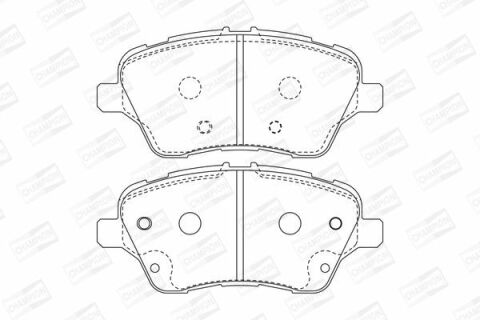 Тормозные колодки передние B-Max,Transit Courier 12-FORD