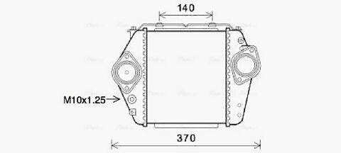 Інтеркулер 6 2.0 MZR-CD 07-, 2.2 08- MAZDA